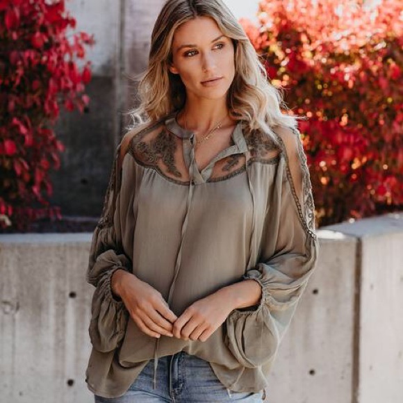 Vici Tops - 🎉HOST PICK🎉Vici Embroidered Lace Blouse
